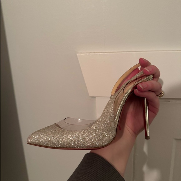 Louboutin optisexy 100 glitter pvc heels - Picture 5 of 6
